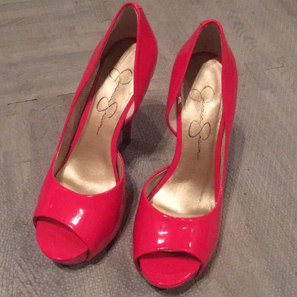 Hot pink Pumps!! Jessica Simpson Sz 6.5